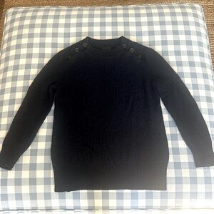 J.Crew Collection Italian Cashmere Sweater (Navy)